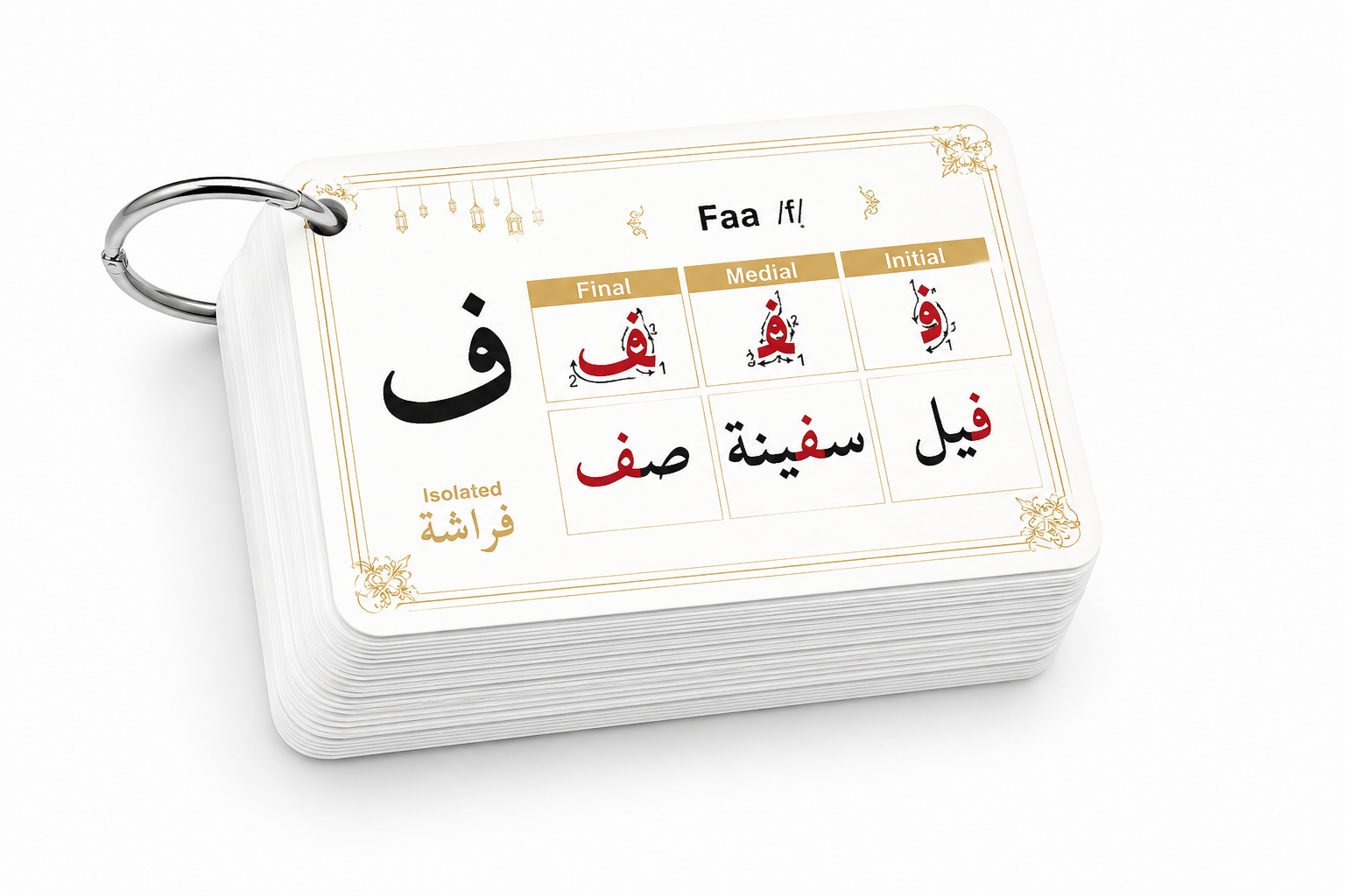 Arabic Alphabet Flashcards