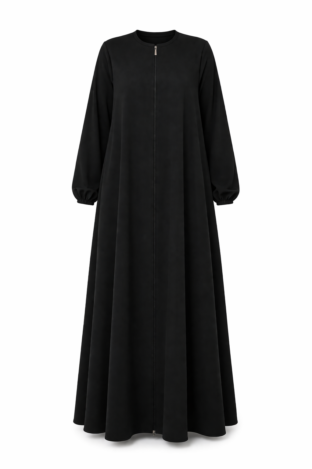 Haya Zip Crepe Abaya