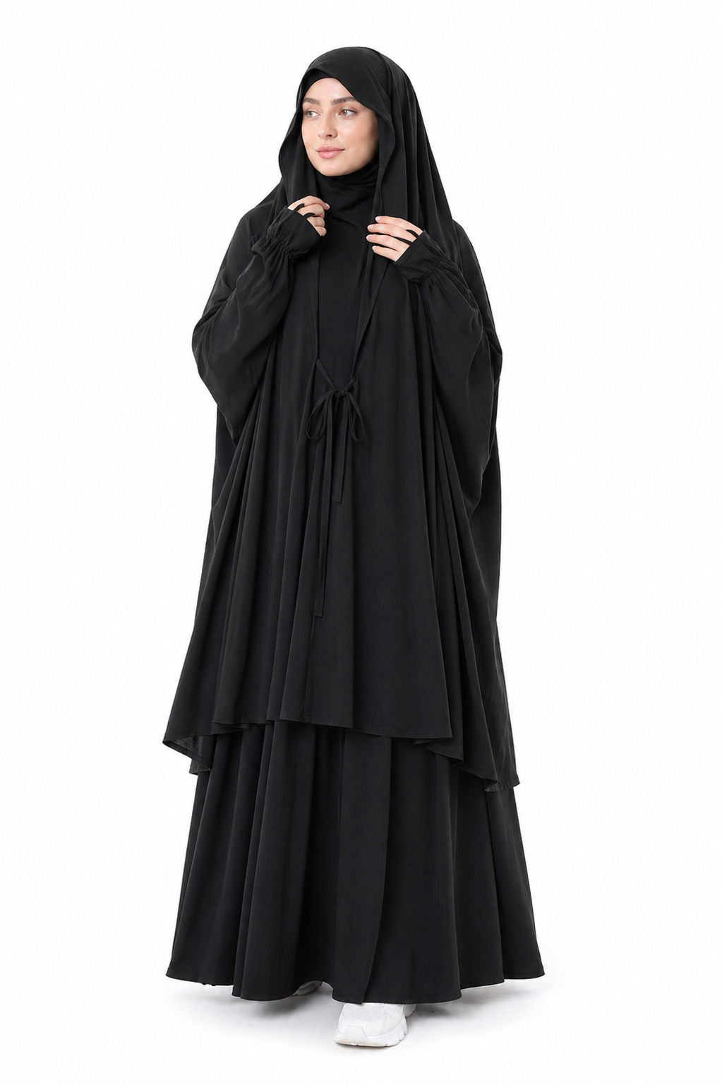 Noor Layered Khimar Abaya Set