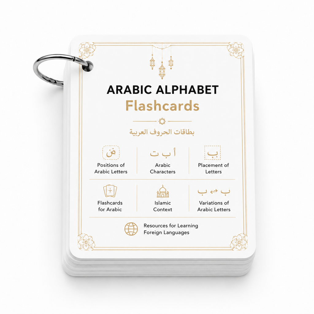 Arabic Alphabet Flashcards