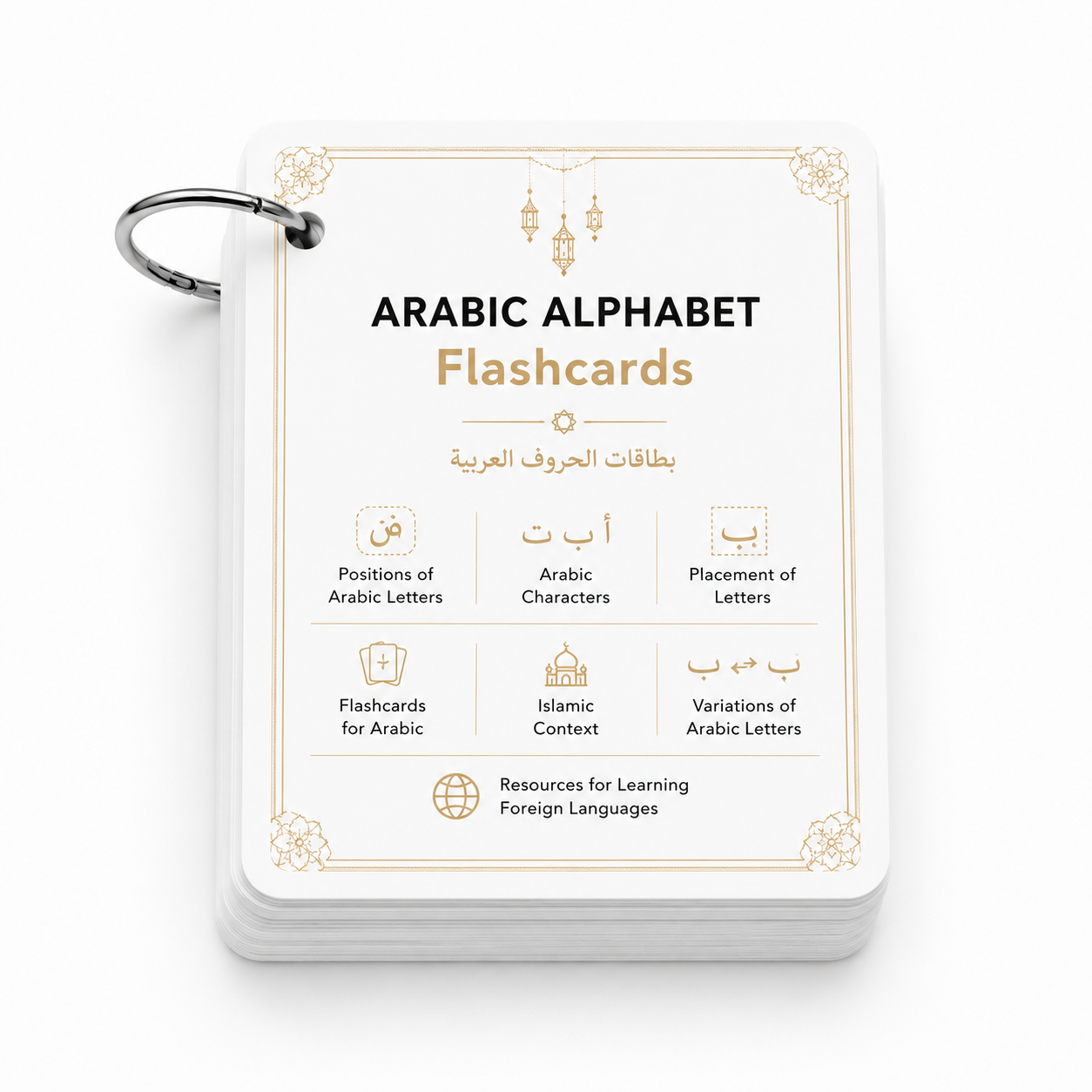 Arabic Alphabet Flashcards