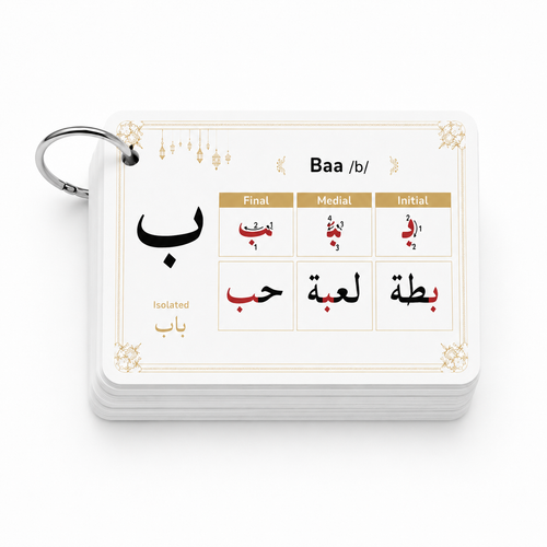 Arabic Alphabet Flashcards
