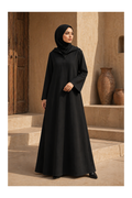 LunaEase Hooded Dress Abaya