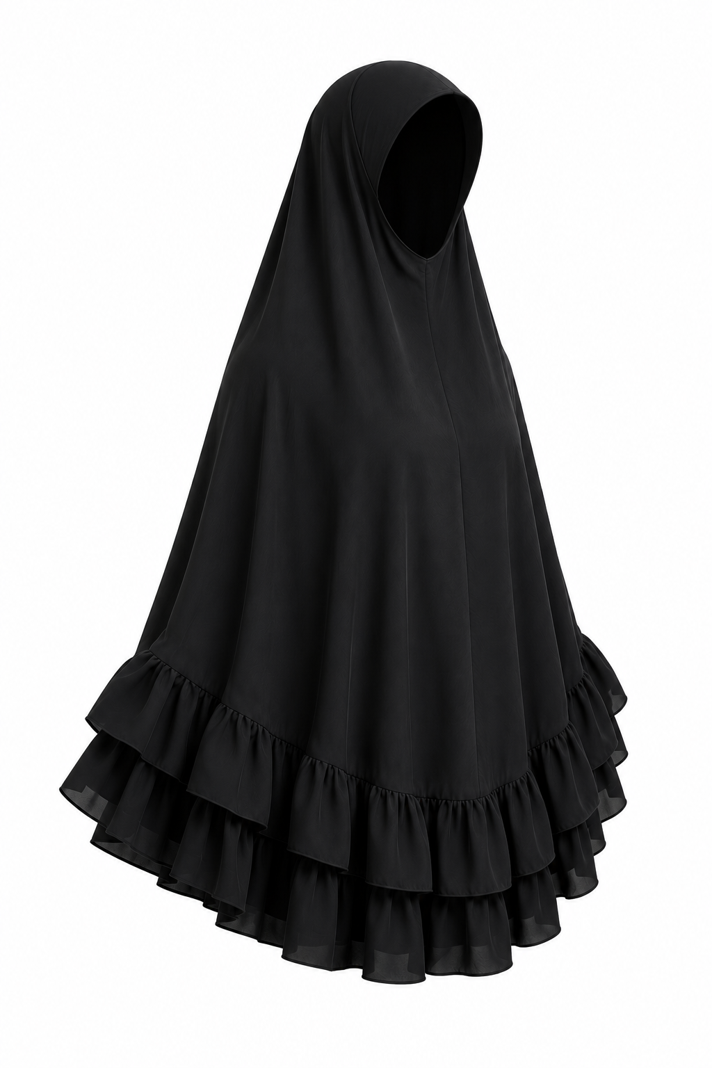 Ruffle Khimar Set