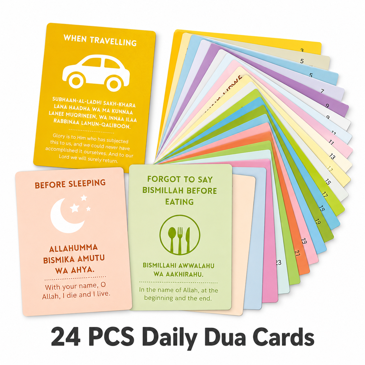 Daily Dua Essentials 24 Cards
